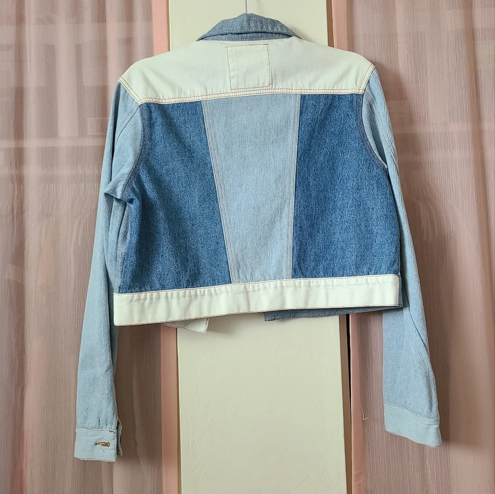 Me Jane Denim Patchwork Jacket - Picture 2 of 5